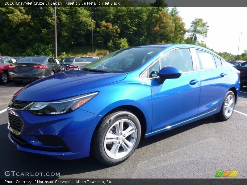 Kinetic Blue Metallic / Jet Black 2016 Chevrolet Cruze LT Sedan