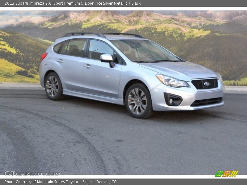 Ice Silver Metallic / Black 2013 Subaru Impreza 2.0i Sport Premium 5 Door