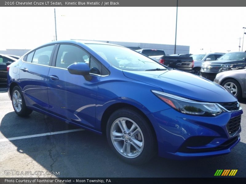 Kinetic Blue Metallic / Jet Black 2016 Chevrolet Cruze LT Sedan