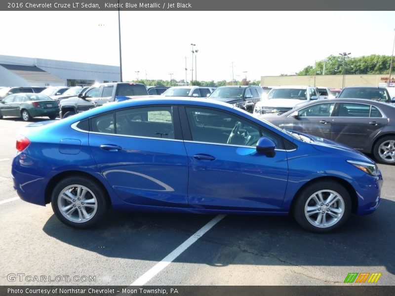 Kinetic Blue Metallic / Jet Black 2016 Chevrolet Cruze LT Sedan