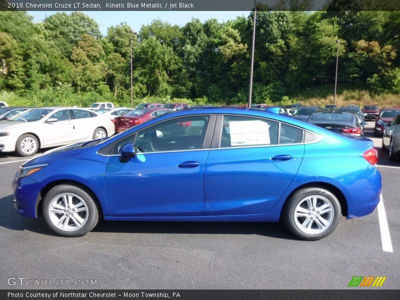 Kinetic Blue Metallic / Jet Black 2016 Chevrolet Cruze LT Sedan