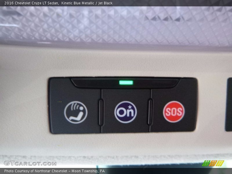 Kinetic Blue Metallic / Jet Black 2016 Chevrolet Cruze LT Sedan