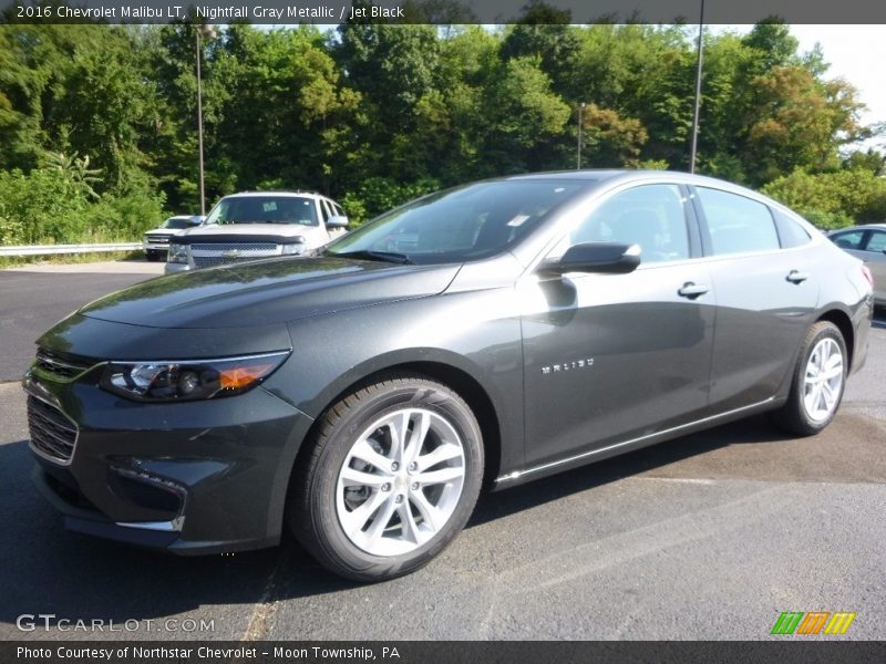 Nightfall Gray Metallic / Jet Black 2016 Chevrolet Malibu LT