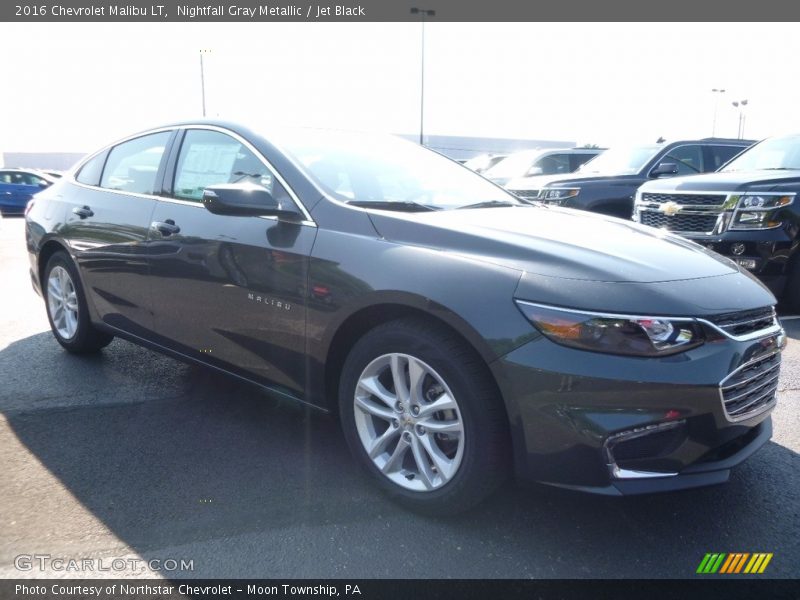 Nightfall Gray Metallic / Jet Black 2016 Chevrolet Malibu LT
