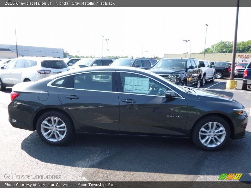 Nightfall Gray Metallic / Jet Black 2016 Chevrolet Malibu LT