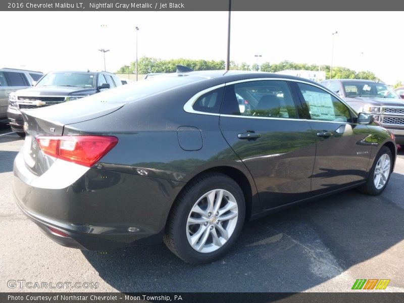 Nightfall Gray Metallic / Jet Black 2016 Chevrolet Malibu LT