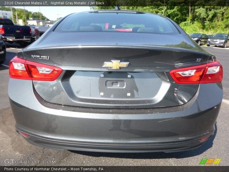 Nightfall Gray Metallic / Jet Black 2016 Chevrolet Malibu LT