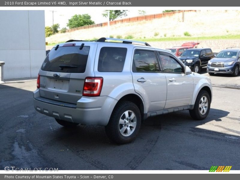 Ingot Silver Metallic / Charcoal Black 2010 Ford Escape Limited V6 4WD