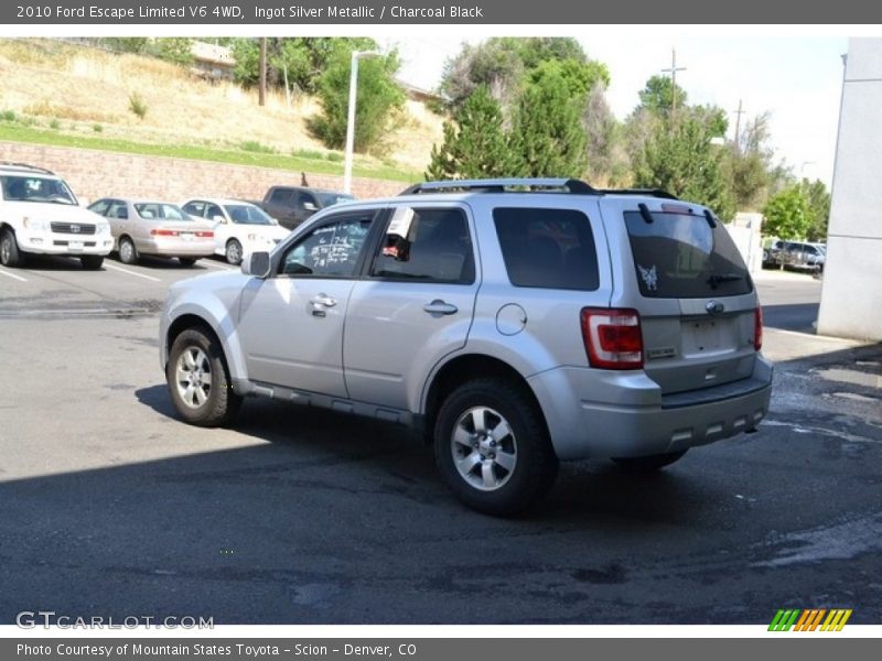 Ingot Silver Metallic / Charcoal Black 2010 Ford Escape Limited V6 4WD