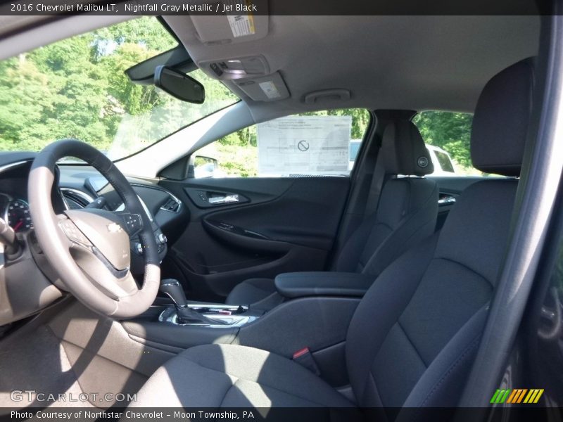Nightfall Gray Metallic / Jet Black 2016 Chevrolet Malibu LT
