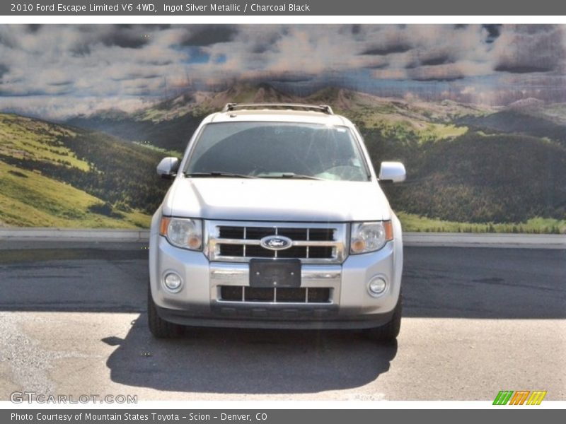Ingot Silver Metallic / Charcoal Black 2010 Ford Escape Limited V6 4WD