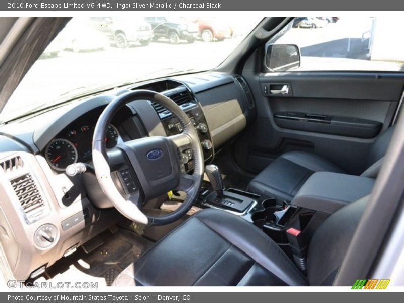 Ingot Silver Metallic / Charcoal Black 2010 Ford Escape Limited V6 4WD