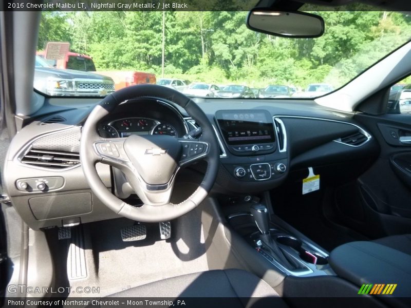 Nightfall Gray Metallic / Jet Black 2016 Chevrolet Malibu LT