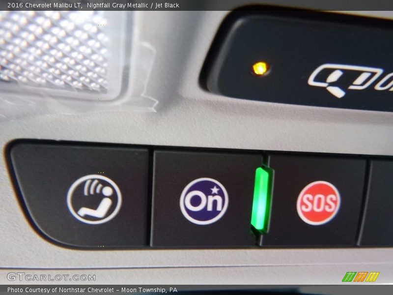 Nightfall Gray Metallic / Jet Black 2016 Chevrolet Malibu LT
