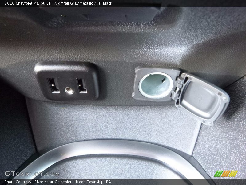 Nightfall Gray Metallic / Jet Black 2016 Chevrolet Malibu LT