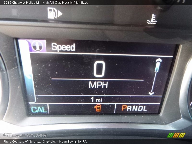 Nightfall Gray Metallic / Jet Black 2016 Chevrolet Malibu LT