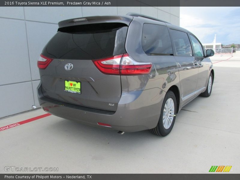 Predawn Gray Mica / Ash 2016 Toyota Sienna XLE Premium