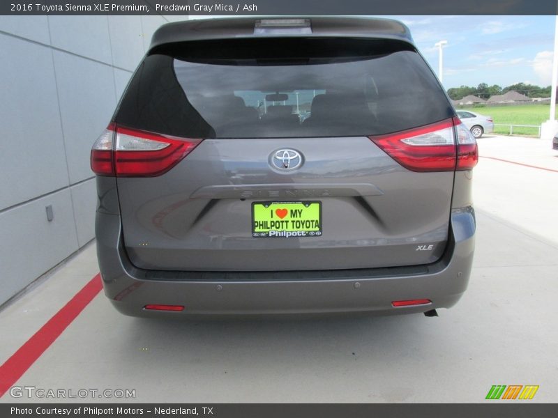 Predawn Gray Mica / Ash 2016 Toyota Sienna XLE Premium
