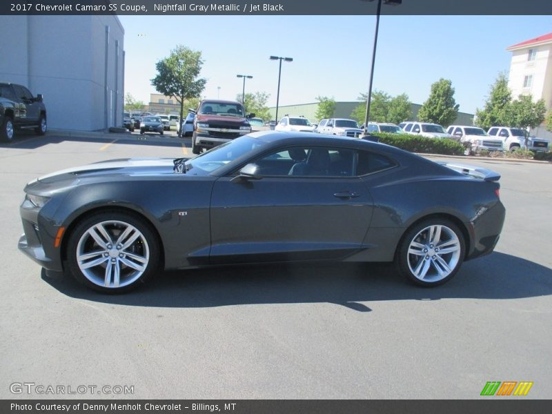 Nightfall Gray Metallic / Jet Black 2017 Chevrolet Camaro SS Coupe