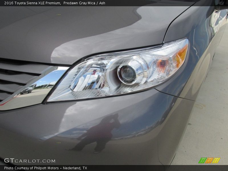 Predawn Gray Mica / Ash 2016 Toyota Sienna XLE Premium