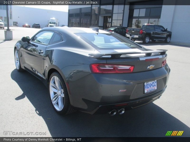 Nightfall Gray Metallic / Jet Black 2017 Chevrolet Camaro SS Coupe