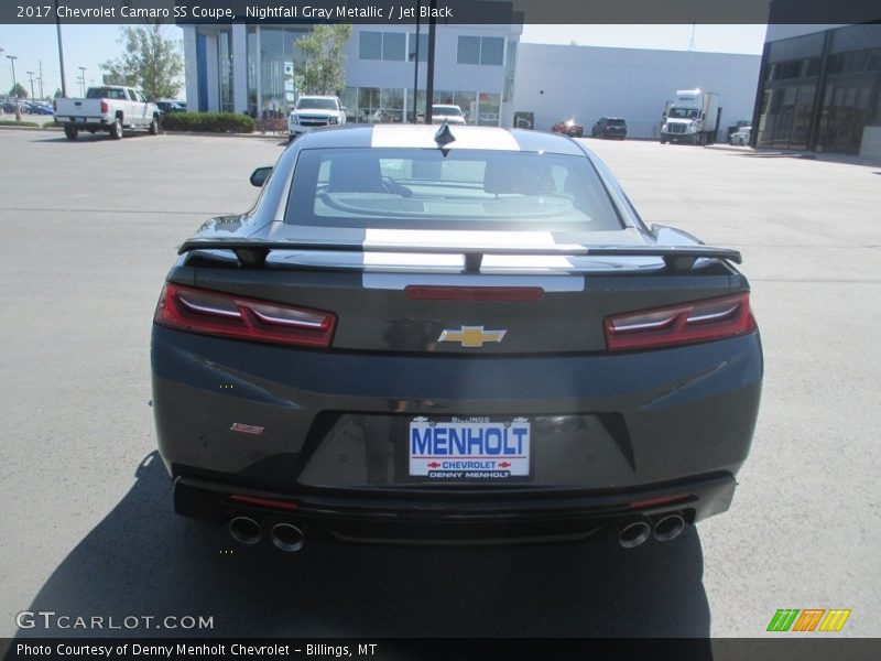 Nightfall Gray Metallic / Jet Black 2017 Chevrolet Camaro SS Coupe