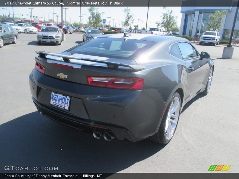 Nightfall Gray Metallic / Jet Black 2017 Chevrolet Camaro SS Coupe