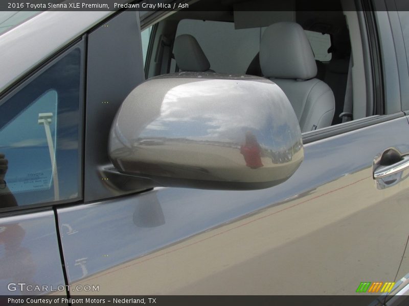 Predawn Gray Mica / Ash 2016 Toyota Sienna XLE Premium