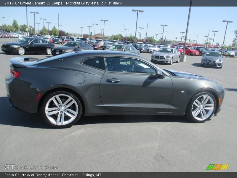 Nightfall Gray Metallic / Jet Black 2017 Chevrolet Camaro SS Coupe