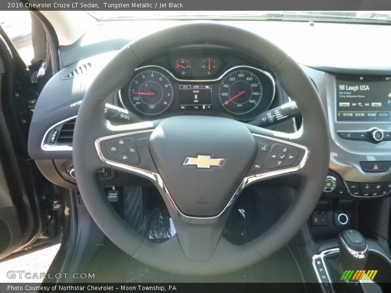 Tungsten Metallic / Jet Black 2016 Chevrolet Cruze LT Sedan