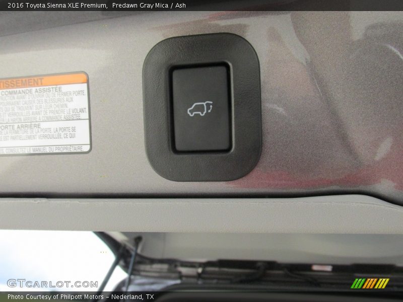 Predawn Gray Mica / Ash 2016 Toyota Sienna XLE Premium
