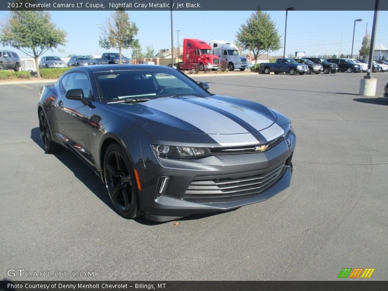 Nightfall Gray Metallic / Jet Black 2017 Chevrolet Camaro LT Coupe