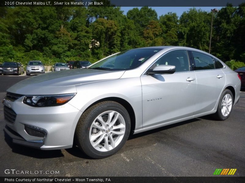 Silver Ice Metallic / Jet Black 2016 Chevrolet Malibu LT