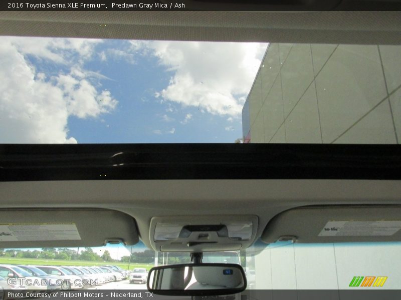Predawn Gray Mica / Ash 2016 Toyota Sienna XLE Premium