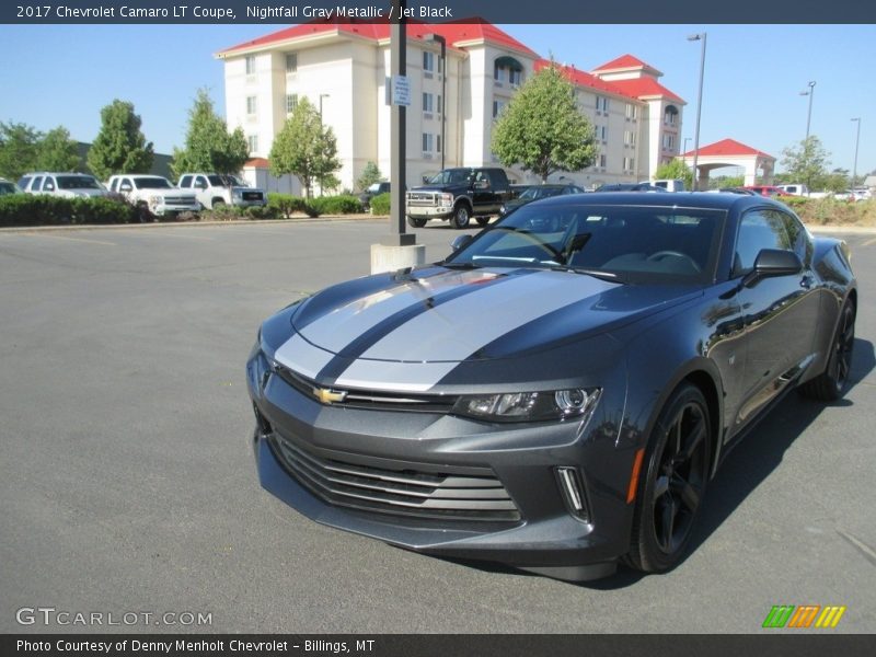 Nightfall Gray Metallic / Jet Black 2017 Chevrolet Camaro LT Coupe