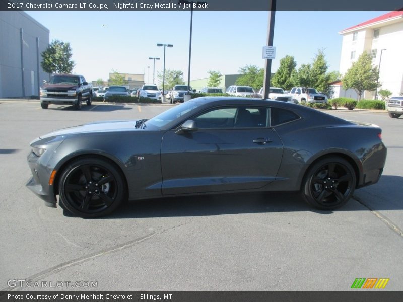 Nightfall Gray Metallic / Jet Black 2017 Chevrolet Camaro LT Coupe