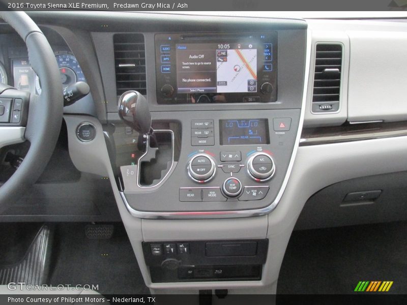 Predawn Gray Mica / Ash 2016 Toyota Sienna XLE Premium
