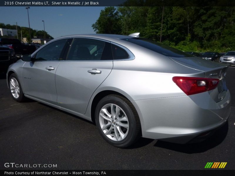 Silver Ice Metallic / Jet Black 2016 Chevrolet Malibu LT