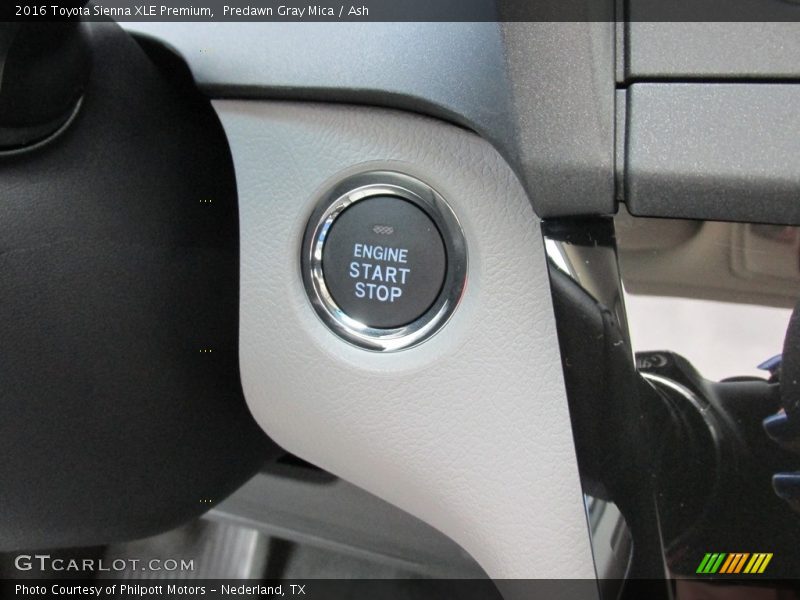 Predawn Gray Mica / Ash 2016 Toyota Sienna XLE Premium