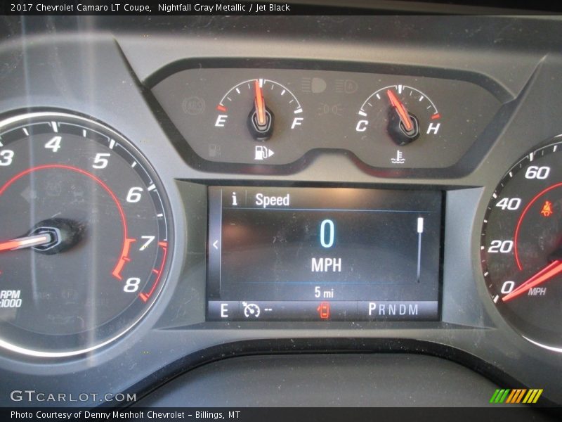 Nightfall Gray Metallic / Jet Black 2017 Chevrolet Camaro LT Coupe