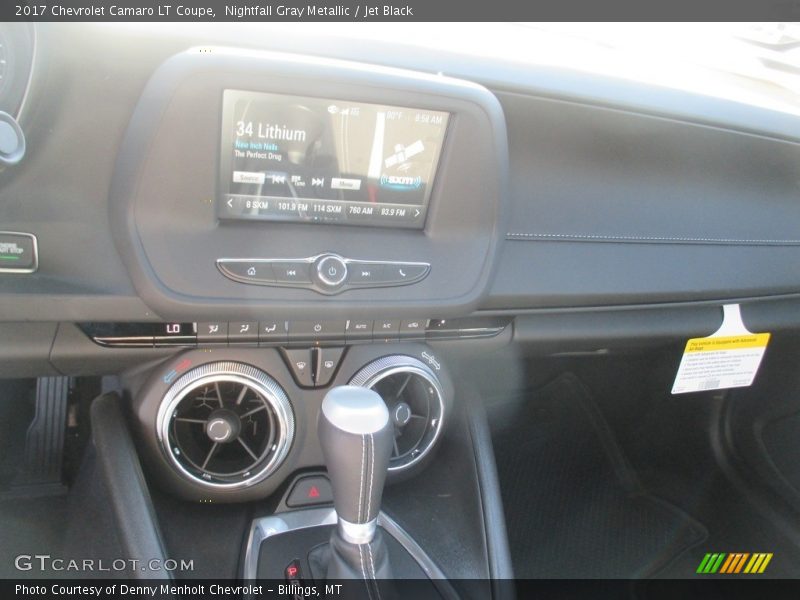 Nightfall Gray Metallic / Jet Black 2017 Chevrolet Camaro LT Coupe