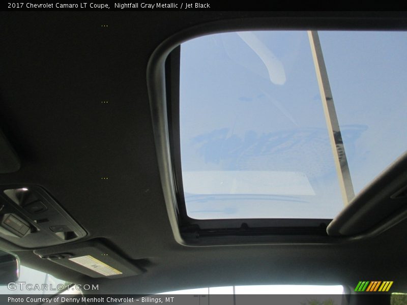 Nightfall Gray Metallic / Jet Black 2017 Chevrolet Camaro LT Coupe