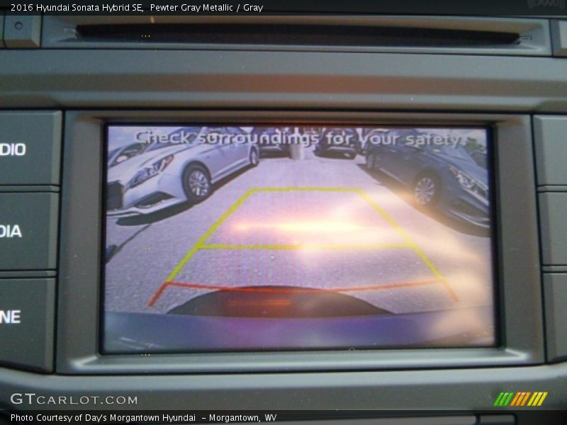 Pewter Gray Metallic / Gray 2016 Hyundai Sonata Hybrid SE