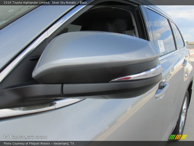 Silver Sky Metallic / Black 2016 Toyota Highlander Limited