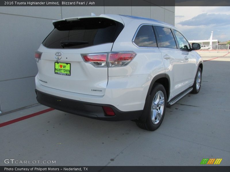 Blizzard Pearl / Ash 2016 Toyota Highlander Limited