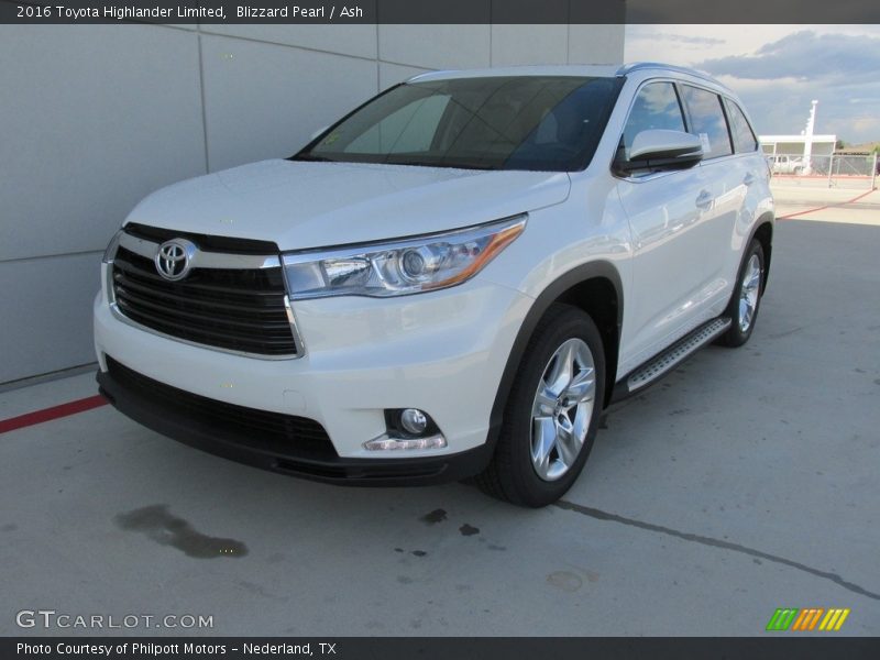 Blizzard Pearl / Ash 2016 Toyota Highlander Limited