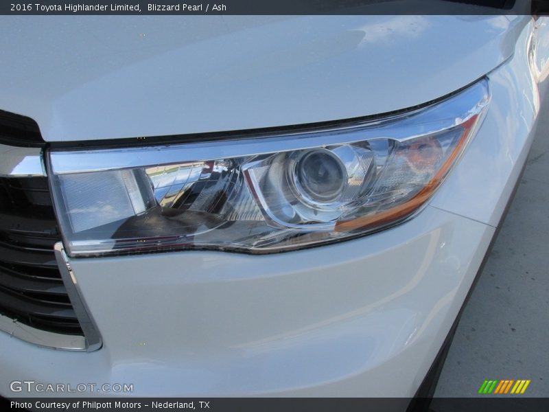 Blizzard Pearl / Ash 2016 Toyota Highlander Limited