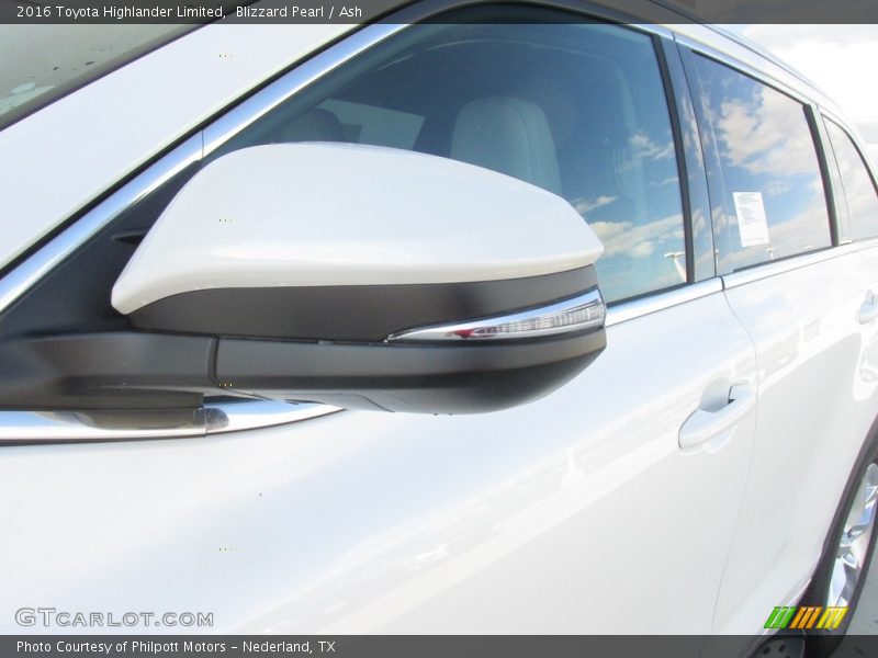 Blizzard Pearl / Ash 2016 Toyota Highlander Limited