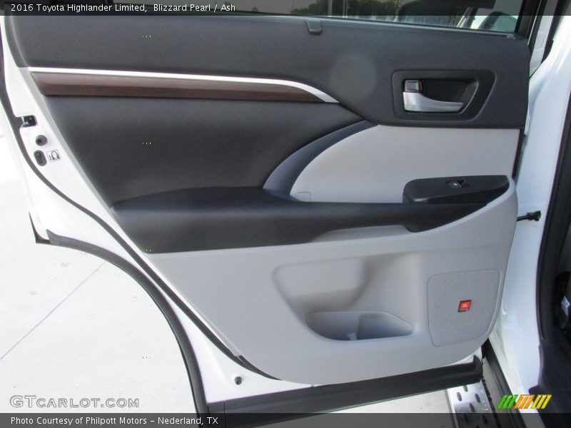 Blizzard Pearl / Ash 2016 Toyota Highlander Limited