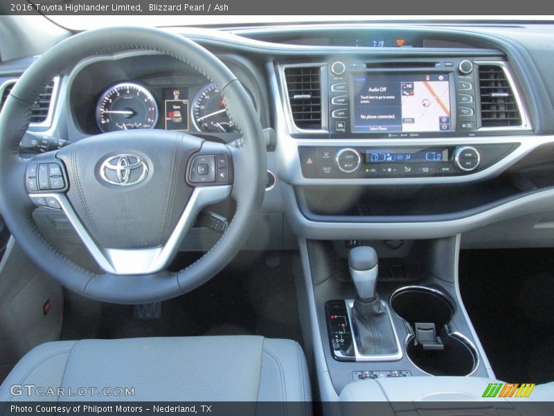 Blizzard Pearl / Ash 2016 Toyota Highlander Limited